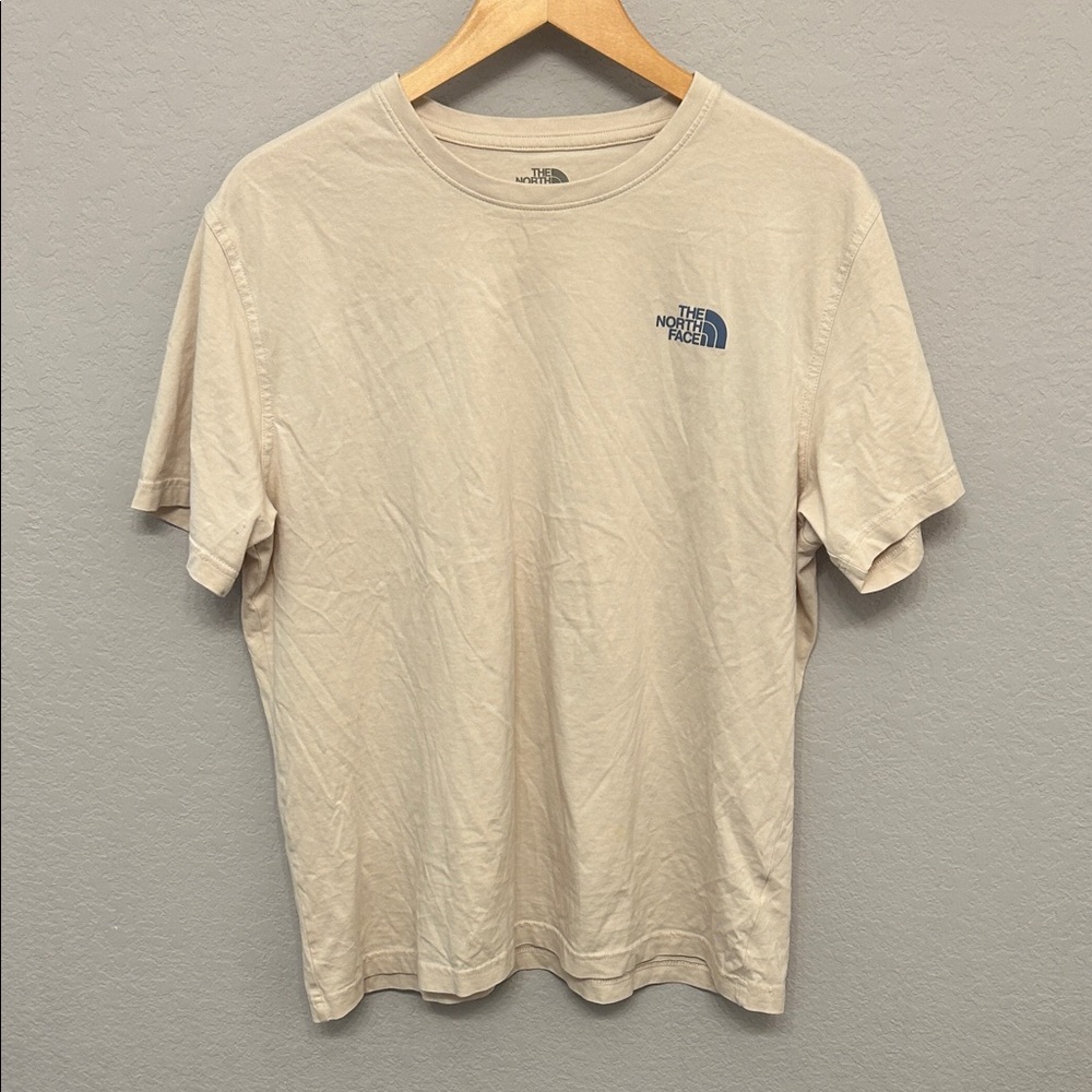 The North Face Men's Beige Short Sleeve Tee